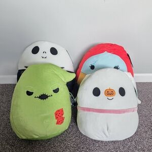 The nightmare before Christmas large size squishmallow lot NWT